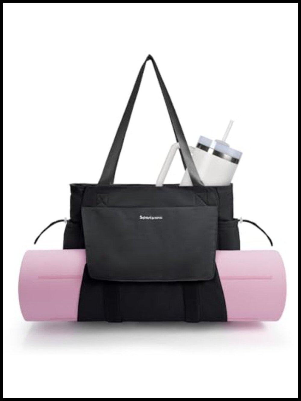 Waterproof Yoga Mat Bag Tote Gym Carrier Multipocket 19L